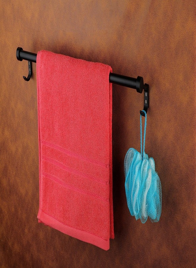 iStar Stainless Steel 304 Grade Towel Hanger for Bathroom/Towel Rod/Bar/Bathroom Accessories (Matt Black) - Image 4